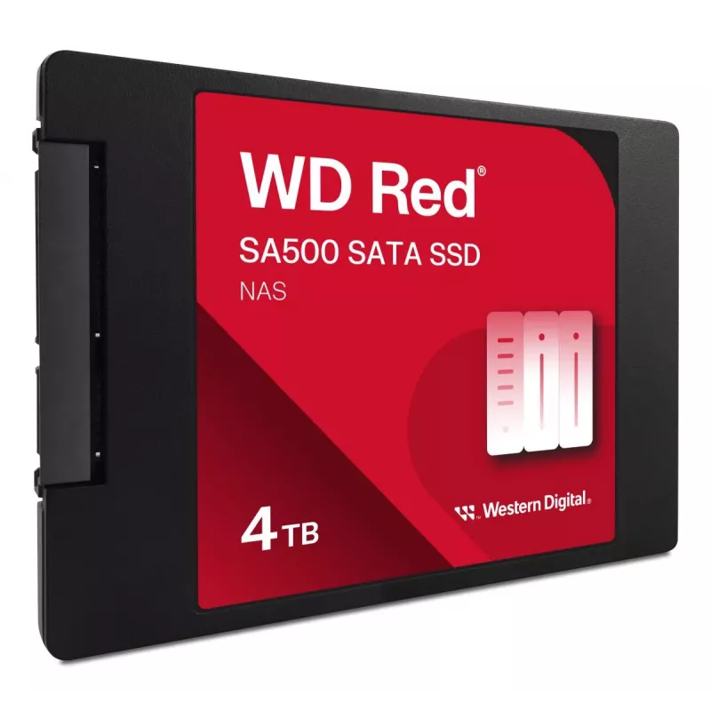 WESTERN DIGITAL SSD - WD Red SA500 - 4TB - SATA 6Gb/s - 2,5 Zoll/7mm (WDS400T2R0A)
