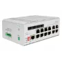 DIGITUS Gigabit Ethernet Netzwerk PoE Switch - 8 Port Industrial, L2 Managed, 4 SFP Uplink