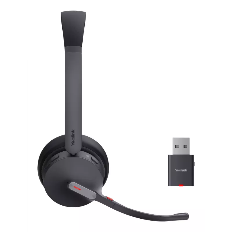 Yealink WH64 Hybrid Dual UC Headset Kabellos Kopfband Büro/Callcenter Micro-USB Bluetooth Schwarz