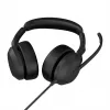 Jabra Evolve2 50 - USB-C MS Stereo, Kabelgebunden, 20 - 20000 Hz, Büro/Callcenter, 127 g, Headset, Schwarz