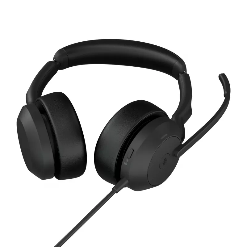 Jabra Evolve2 50 - USB-C MS Stereo, Kabelgebunden, 20 - 20000 Hz, Büro/Callcenter, 127 g, Headset, Schwarz