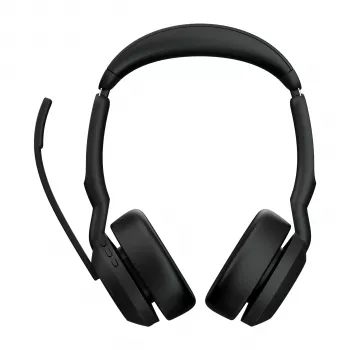 Jabra Evolve2 55 - Link380c UC Stereo, Wireless, Office/Call Center, 20 - 20000 Hz, 130 g, Headset, Schwarz
