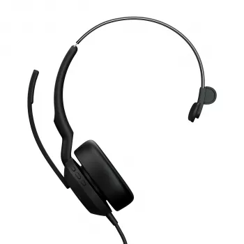 Jabra Evolve2 50 - USB-A MS Mono, Kabelgebunden, 20 - 20000 Hz, Büro/Callcenter, 127 g, Headset, Schwarz