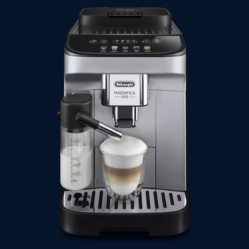 Espressomaschine De’Longhi Magnifica ECAM 290.61.SB — vollautomatisch, 1,8 l Wassertank, Touch-Steuerung, 1450 W, silber
