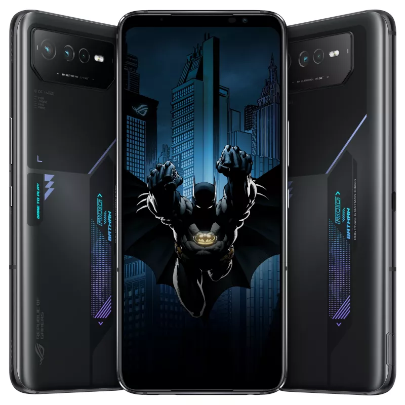 ASUS ROG Phone 6D Batman Edition, 12 GB/256 GB, 6,78 Zoll, Night Black