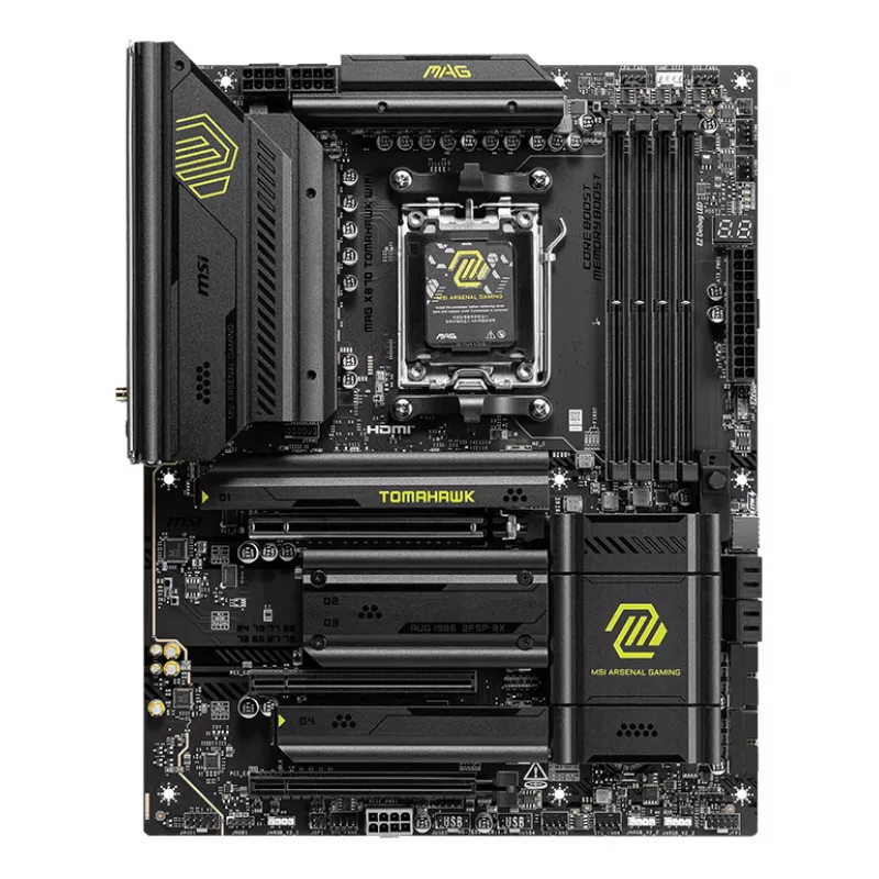 Motherboard MSI MAG X870 TOMAHAWK WIFI — AMD X870, Sockel AM5, ATX, DDR5, Wi‑Fi 7, 2,5GbE