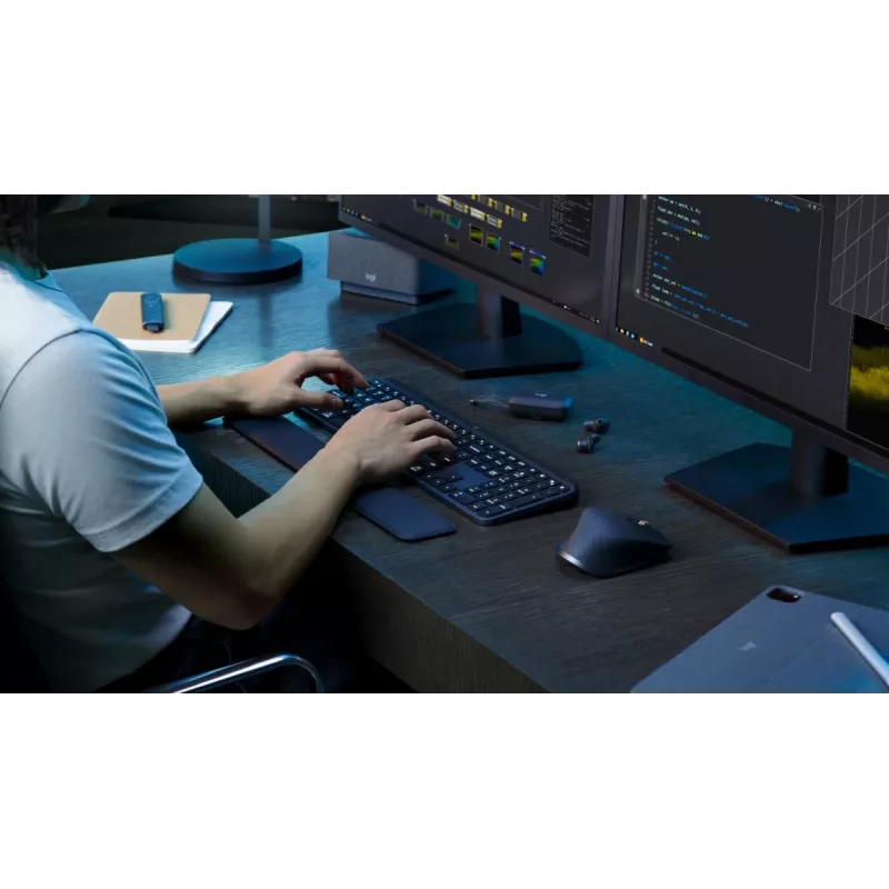 LOGITECH Mx Keys S Combo - Graphit - Qwertz Deu