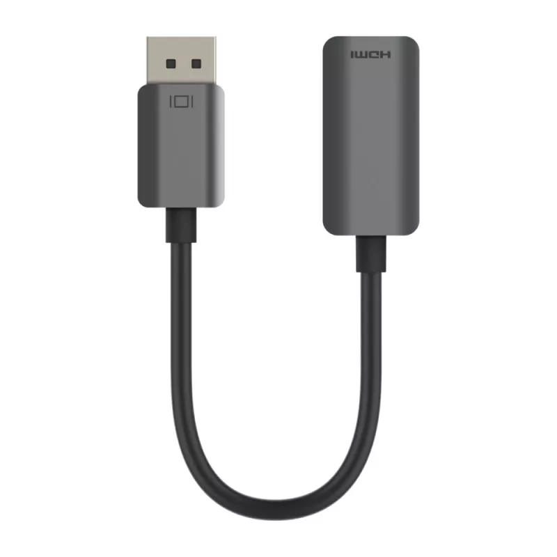 BELKIN DisplayPort-auf-HDMI-Adapter 4K HDR Schwarz/Grau