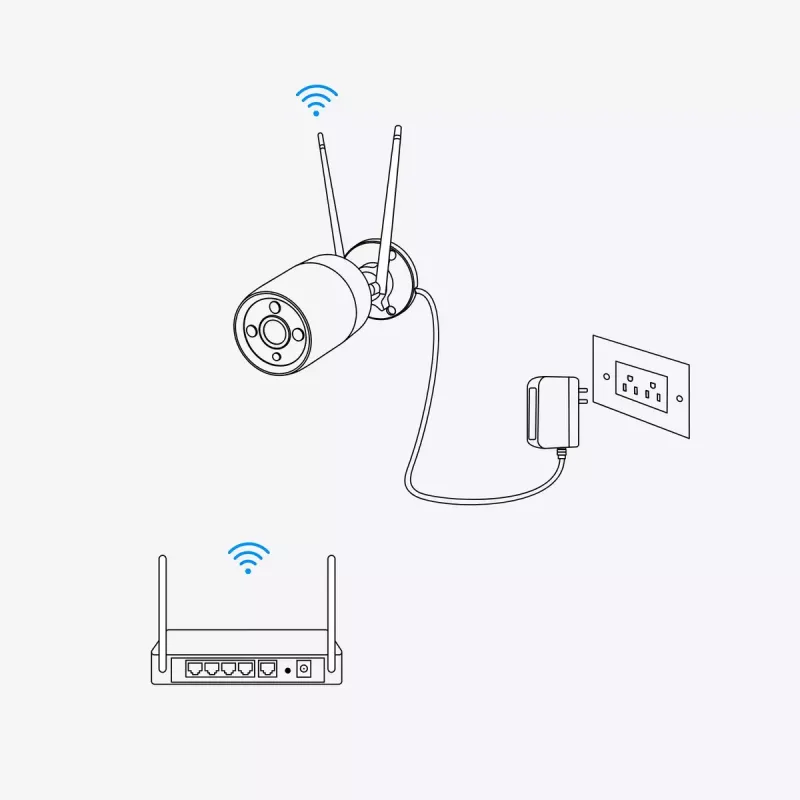 IP-Überwachungskamera Reolink W320-B 5MP Outdoor