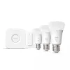 Philips Hue White Starterkit: 3 E27 Smart-Lampen (1100) + Dimmschalter