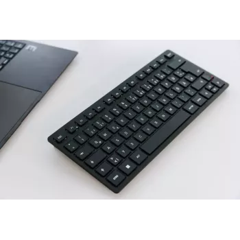 CHERRY KW 9200 MINI Tastatur Universal USB + RF Wireless + Bluetooth QWERTZ Deutsch Schwarz