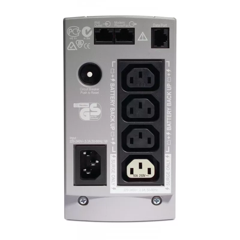 APC Back-UPS BK650EI – 650VA, 4x C13-Ausgang, USB