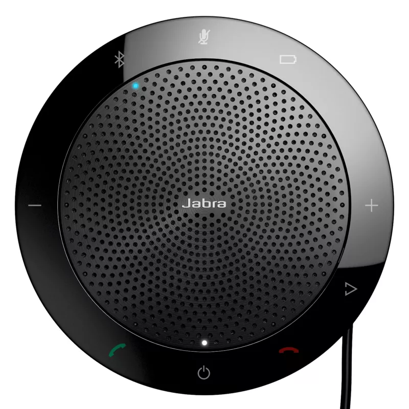 Jabra Speak 510+ UC, Universal, Schwarz, 100 m, Tasten, Omnidirektional, USB/Bluetooth