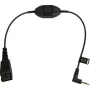 Audiokabel Jabra 8800-00-55 0,3 m QD 2,5-mm-Klinke Schwarz