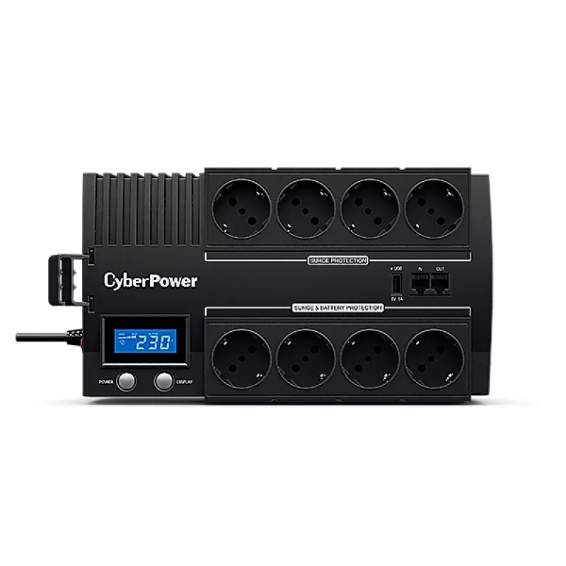 CyberPower BR1200ELCD Unterbrechungsfreie Stromversorgung (USV) Line-Interactive 1,2 kVA 720 W 8 AC-Ausgangsbuchsen