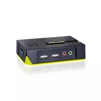 LevelOne 2-Port USB VGA KVM Switch, Audio-Unterstützung