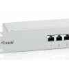 Equip 16-Port Cat.6 Shielded Patch Panel, Hellgrau, RJ-45, Gold, Cat6, Rackmontage, 1U, Grau