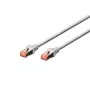 DIGITUS Patchkabel - CAT6 - S/FTP - Rastnasenschutz - Cu - 5m - grau
