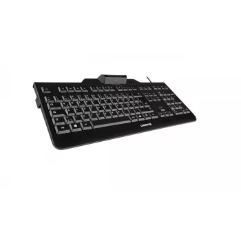 Cherry KC 1000 SC Smartcard-Tastatur, QWERTZ, Deutsch, Schwarz