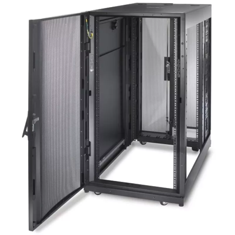 APC AR3104 NetShelter SX Serverschrank, 24U, 19 Zoll, 1198 x 600 x 1070 mm (HxBxT), Schwarz