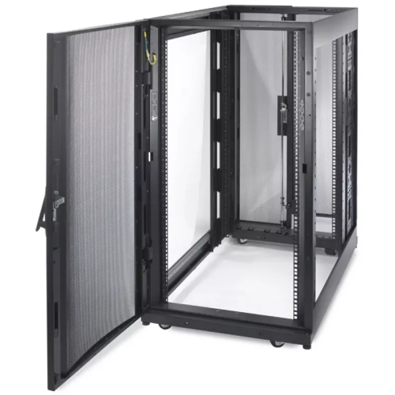 APC AR3104 NetShelter SX Serverschrank, 24U, 19 Zoll, 1198 x 600 x 1070 mm (HxBxT), Schwarz