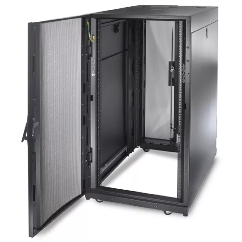 APC AR3104 NetShelter SX Serverschrank, 24U, 19 Zoll, 1198 x 600 x 1070 mm (HxBxT), Schwarz