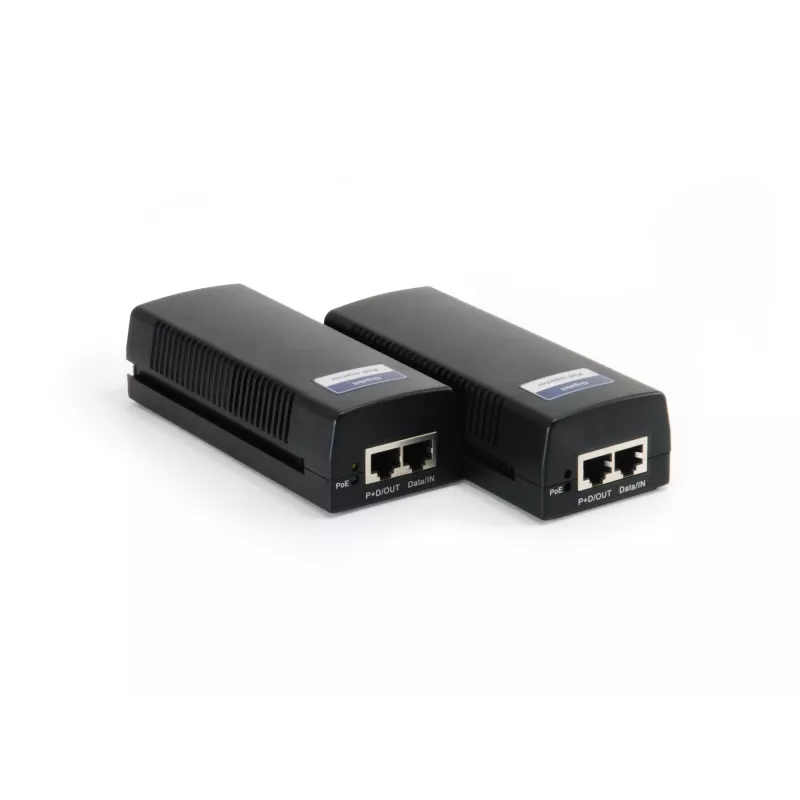 LevelOne POI-3000 Gigabit-PoE+-Injektor, 30 W, Schwarz