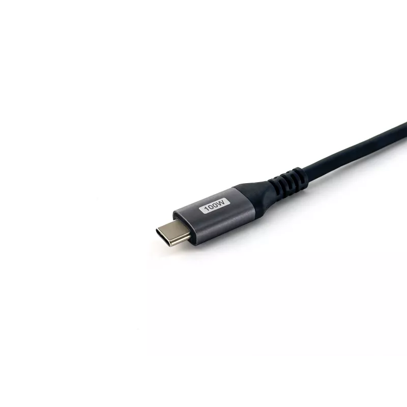 Equip USB 2.0 C auf C 90°-Winkelkabel, M/M, 2,0 m, 100 W mit Emark-Chipsatz