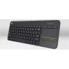 LOGITECH Wireless Touch Keyboard K400 Plus - Schwarz - QWERTZ Deutsch