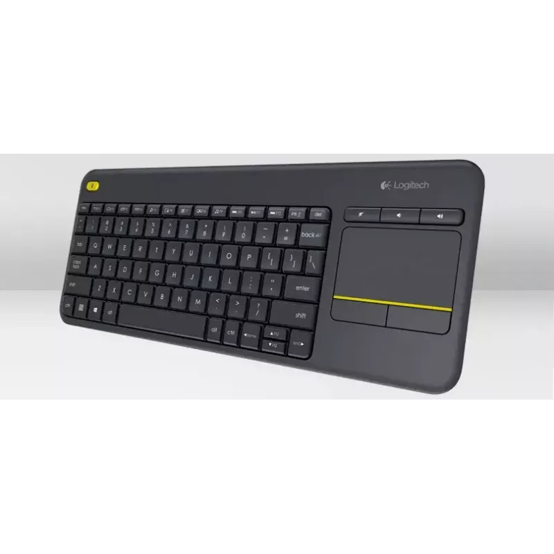 LOGITECH Wireless Touch Keyboard K400 Plus - Schwarz - QWERTZ Deutsch