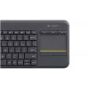 LOGITECH Wireless Touch Keyboard K400 Plus - Schwarz - QWERTZ Deutsch