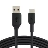 USB-Kabel Belkin CAB001BT1MBK 1m USB A USB C Schwarz