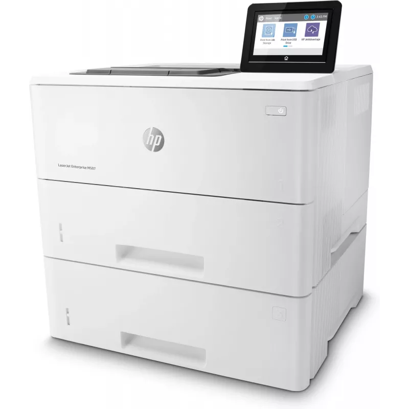HP LaserJet Enterprise M507x, Laser, 1200 x 1200 DPI, A4, 43 ppm, Duplexdruck, netzwerkfähig