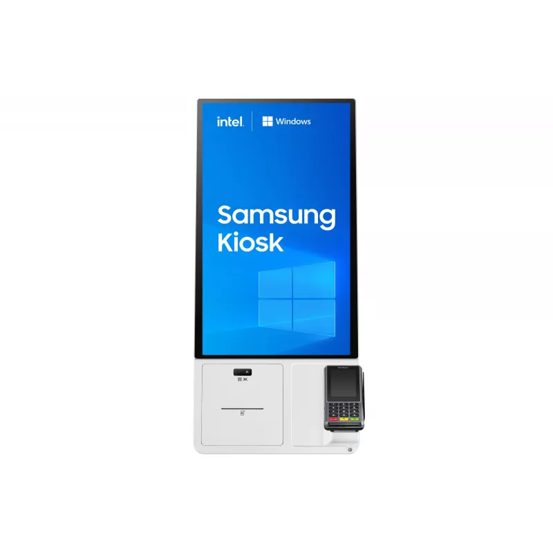 Samsung KM24C-5 Kiosk-Design 61 cm (24 Zoll) LED 250 cd/m² Full HD Weiß Touchscreen Integrierter Prozessor Windows 10 IoT Enterprise 16/7