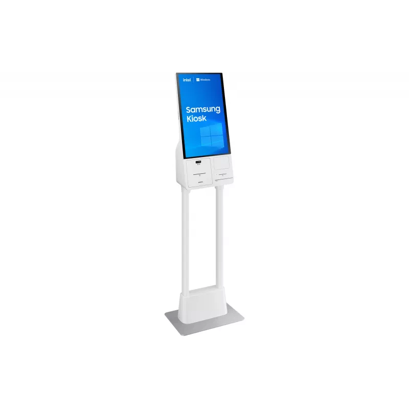 Samsung KM24C-5 Kiosk-Design 61 cm (24 Zoll) LED 250 cd/m² Full HD Weiß Touchscreen Integrierter Prozessor Windows 10 IoT Enterprise 16/7
