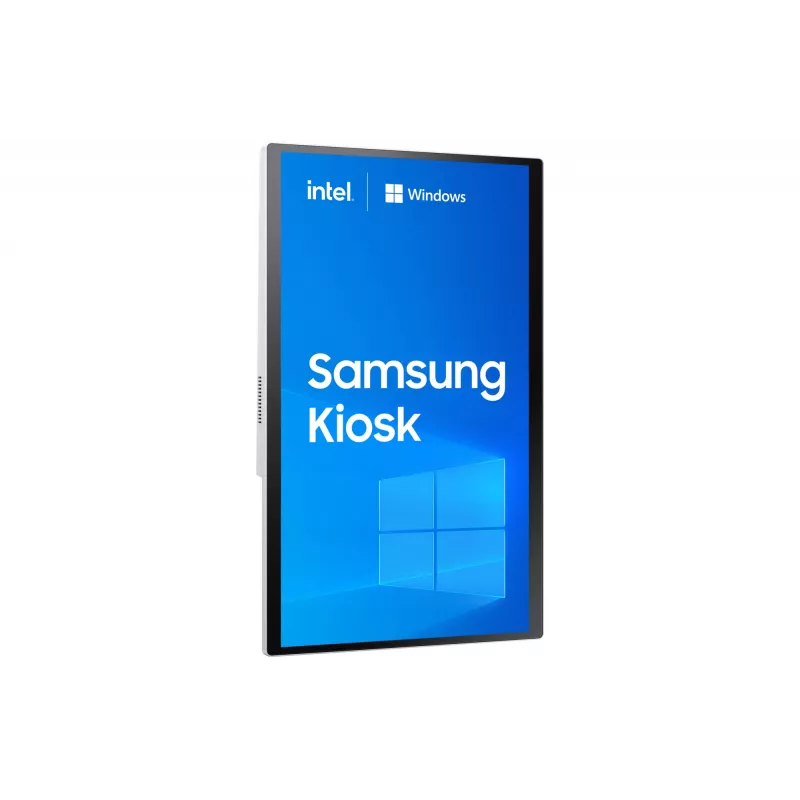 Samsung KM24C-5 Kiosk-Design 61 cm (24 Zoll) LED 250 cd/m² Full HD Weiß Touchscreen Integrierter Prozessor Windows 10 IoT Enterprise 16/7
