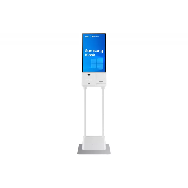 Samsung KM24C-5 Kiosk-Design 61 cm (24 Zoll) LED 250 cd/m² Full HD Weiß Touchscreen Integrierter Prozessor Windows 10 IoT Enterprise 16/7