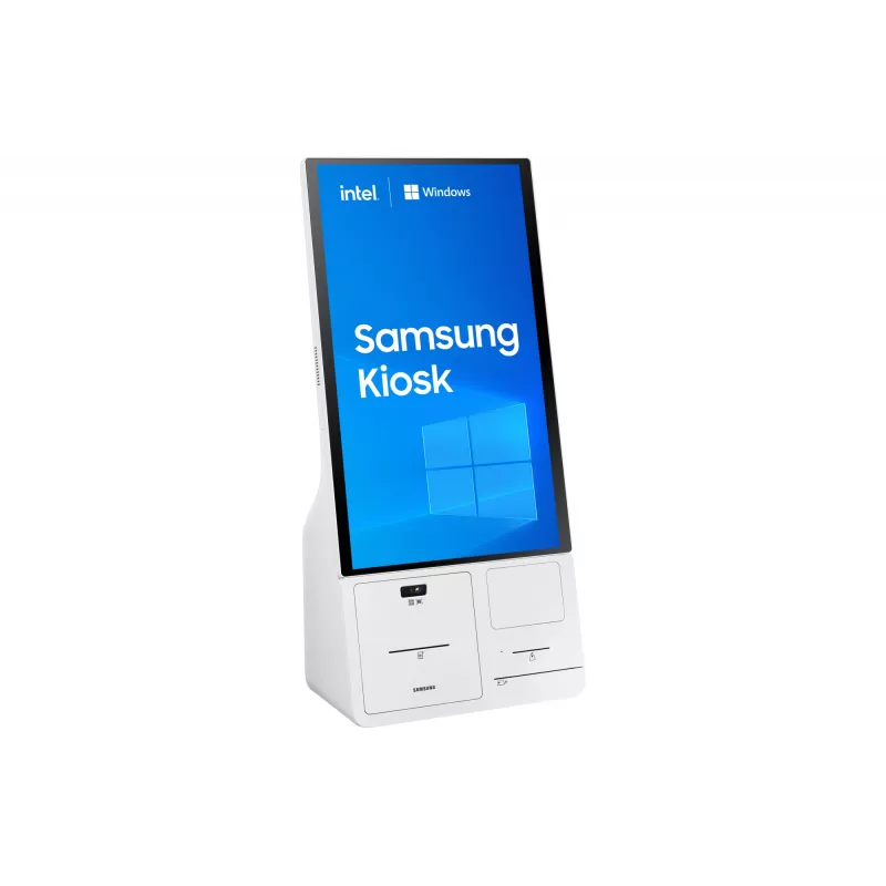 Samsung KM24C-5 Kiosk-Design 61 cm (24 Zoll) LED 250 cd/m² Full HD Weiß Touchscreen Integrierter Prozessor Windows 10 IoT Enterprise 16/7