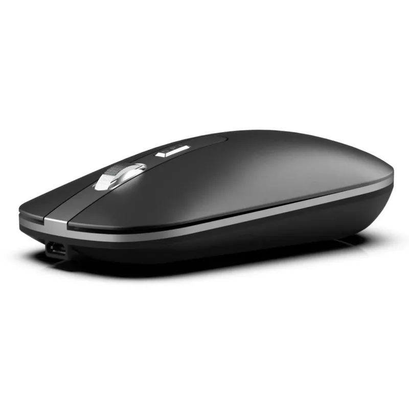 Inca IWM-531RA kabellose und Bluetooth-Maus, 1600 DPI, 4D-Taste, leise, Anthrazit