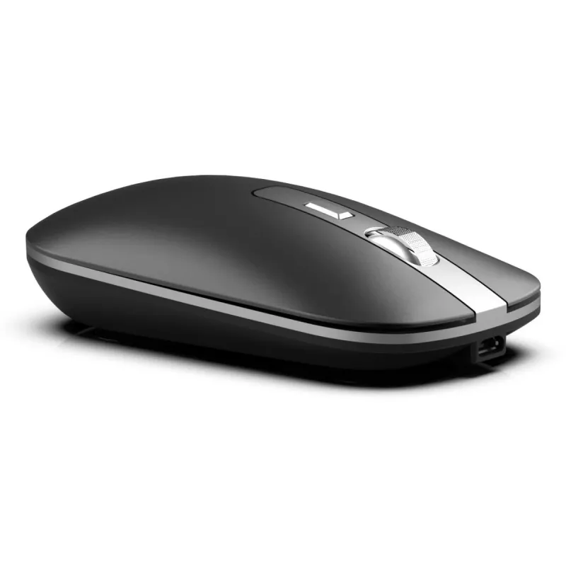 Inca IWM-531RA kabellose und Bluetooth-Maus, 1600 DPI, 4D-Taste, leise, Anthrazit