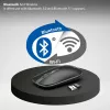 Inca IWM-531RA kabellose und Bluetooth-Maus, 1600 DPI, 4D-Taste, leise, Anthrazit