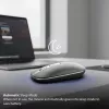 Inca IWM-531RA kabellose und Bluetooth-Maus, 1600 DPI, 4D-Taste, leise, Anthrazit