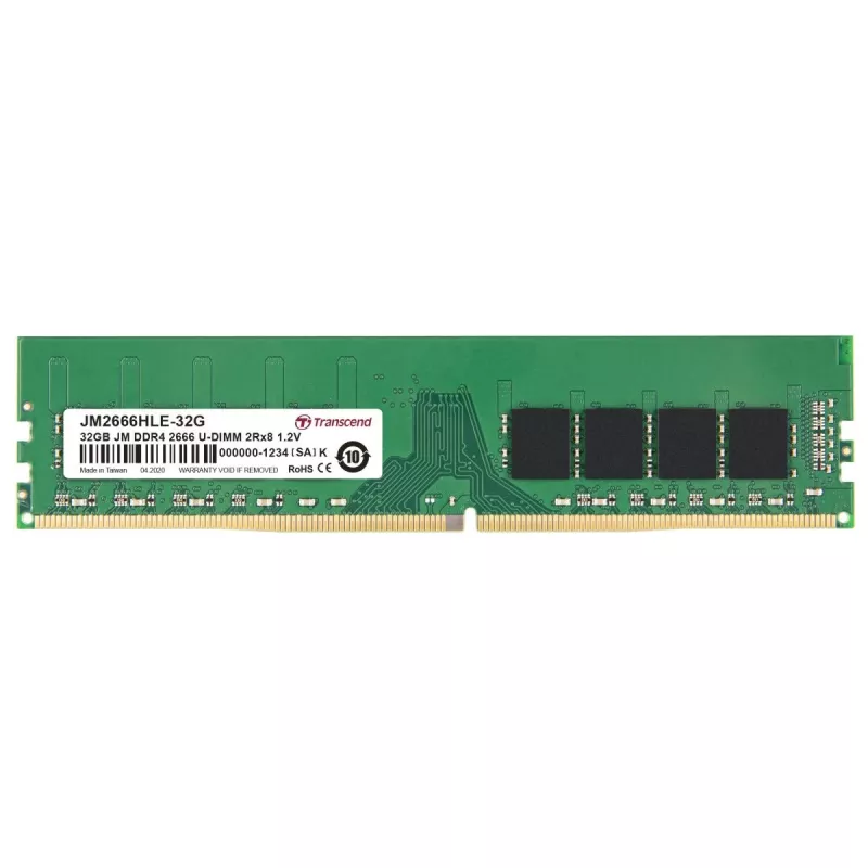 Transcend JetRAM JM2666HLE-32G 32 GB DDR4 2666 MHz 288-polig CL19 Speichermodul