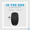 HP X200 kabellose Maus 6VY95AA, optisch, 2,4 GHz, USB-Empfänger, schwarz