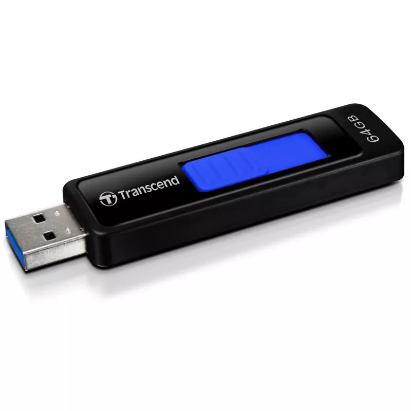 Transcend JetFlash 760 TS64GJF760 USB-Stick, 64GB, USB 3.1 Gen 1, USB Typ-A, Schwarz