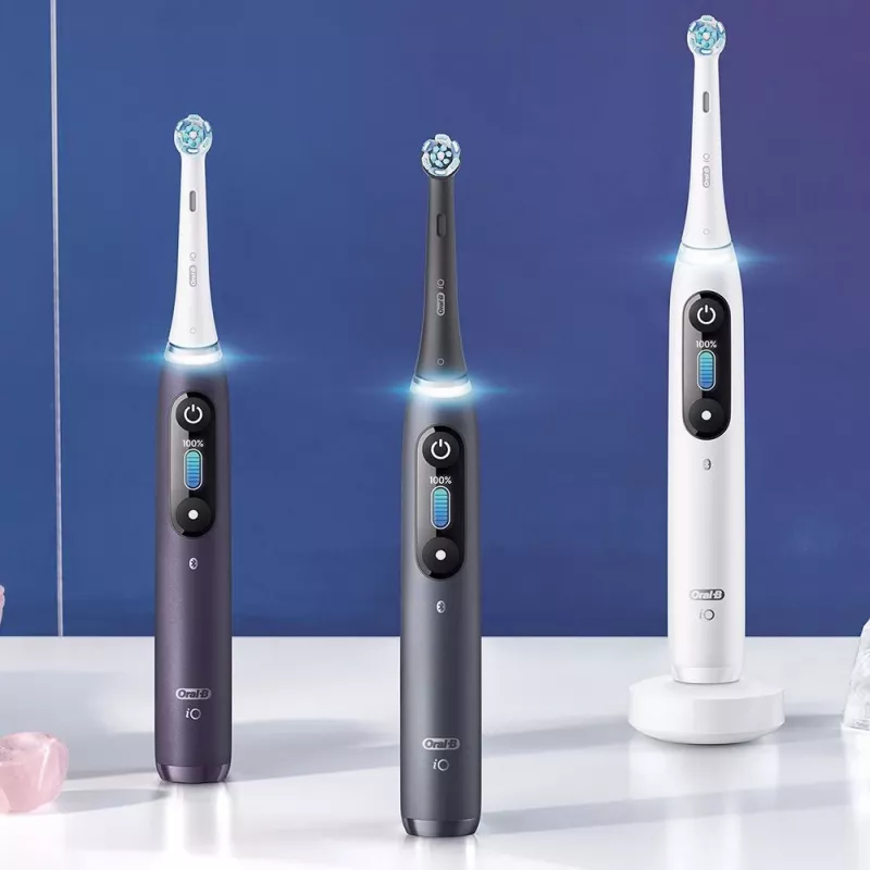 Oral-B iO elektrische Zahnbürste Erwachsene rotierende Zahnbürste Schwarz