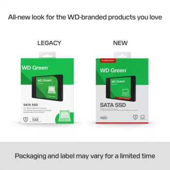 WESTERN DIGITAL SSD - WD Green - 500GB - SATA 6Gb/s - 2,5 Zoll/7 mm Gehäuse