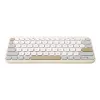 ASUS Marshmallow KW100 Tastatur Kabellos Bluetooth QWERTZ Beige Grau Weiß