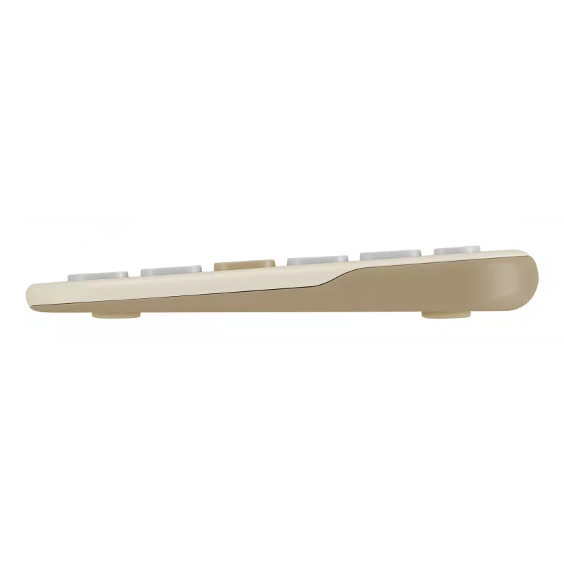 ASUS Marshmallow KW100 Tastatur Kabellos Bluetooth QWERTZ Beige Grau Weiß