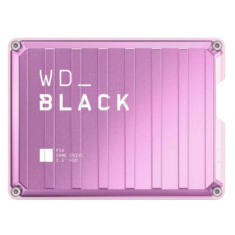 WESTERN DIGITAL WD_BLACK P10 Game Drive – 4 TB – USB 3.2 Gen 1 – Pink